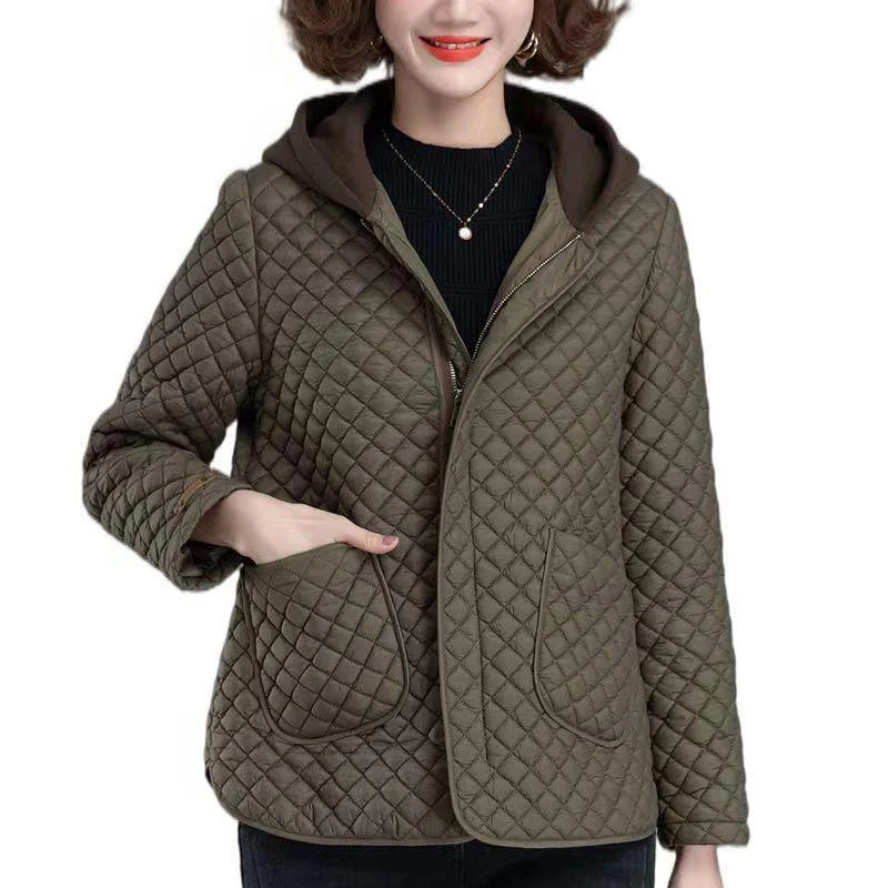 

Новинка 2023, Женская куртка, зимние парки, тонкие женские куртки с капюшоном и хлопковой подкладкой, короткое пальто, женская однотонная Свободная верхняя одежда