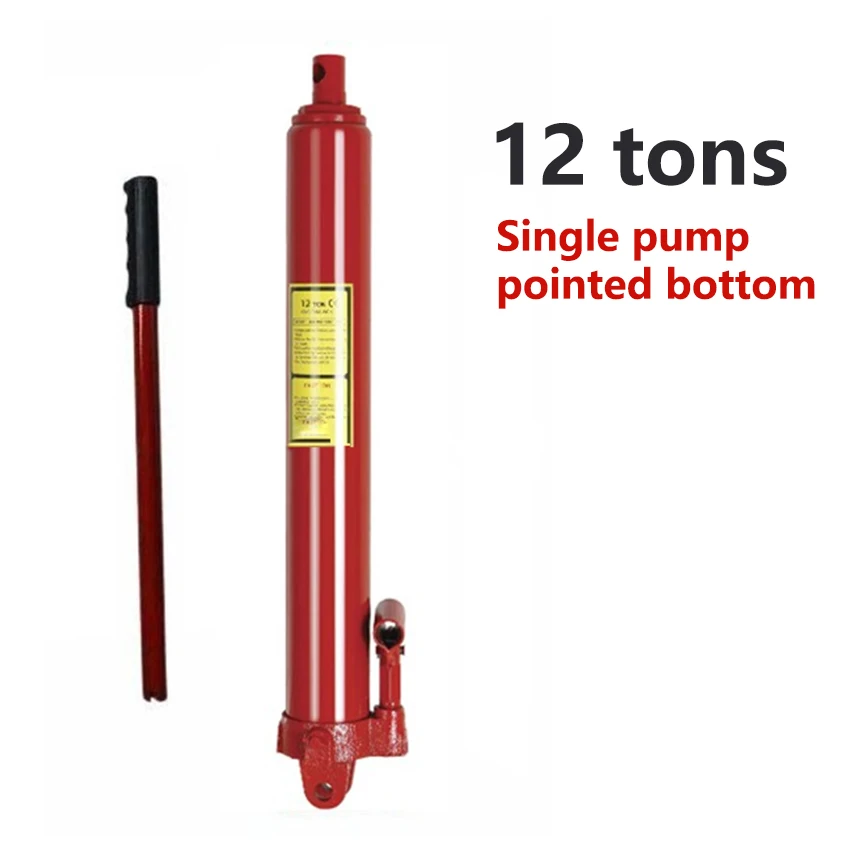 

5/8/12T Lengthened Heavy Duty Hydraulic Cylinder Crane Dedicated Single Pump/Double Pump, Flat / Pointed Bottom Hydraulic Jack