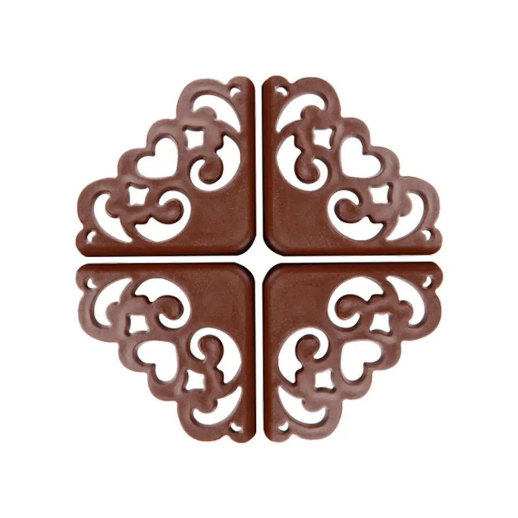 

4 шт., многоразовые Защитные уголки для мебели и цветов