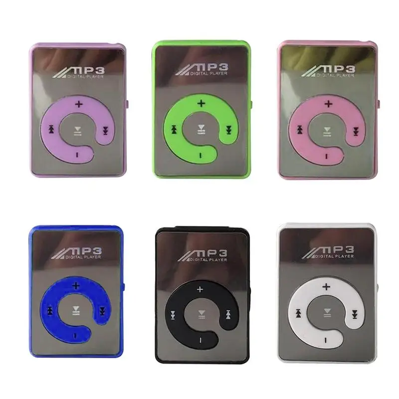 

Colors Clamps MP3 Player Mini MP3 Player Supporting 8GB TF Card With USB Cable And Earphone