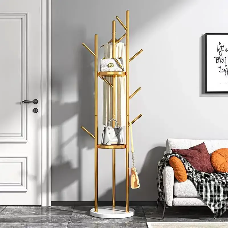 Минималистичная стеллаж для хранения роскошная стойка одежды напольная спальни
