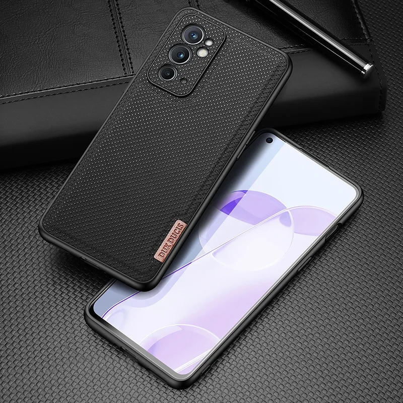 

Dux Ducis Fino Series Woven Nylon Texture Silicone Back Case For Oneplus 9rt Protection Cover For Nord 2 N2 5g