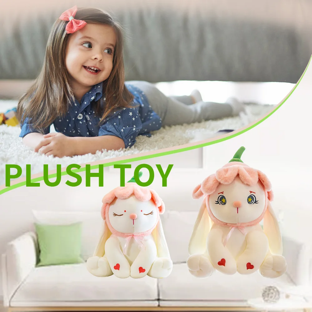 

Мягкая игрушка-кролик с рисунком из аниме «Роза»