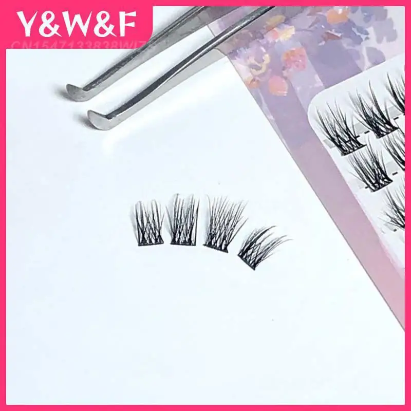 

Soft And Lightweight False Eyelashes With Natural Warpage Guaranteeing Lightweight Design And Easy Wear Single Cluster Eyelashes