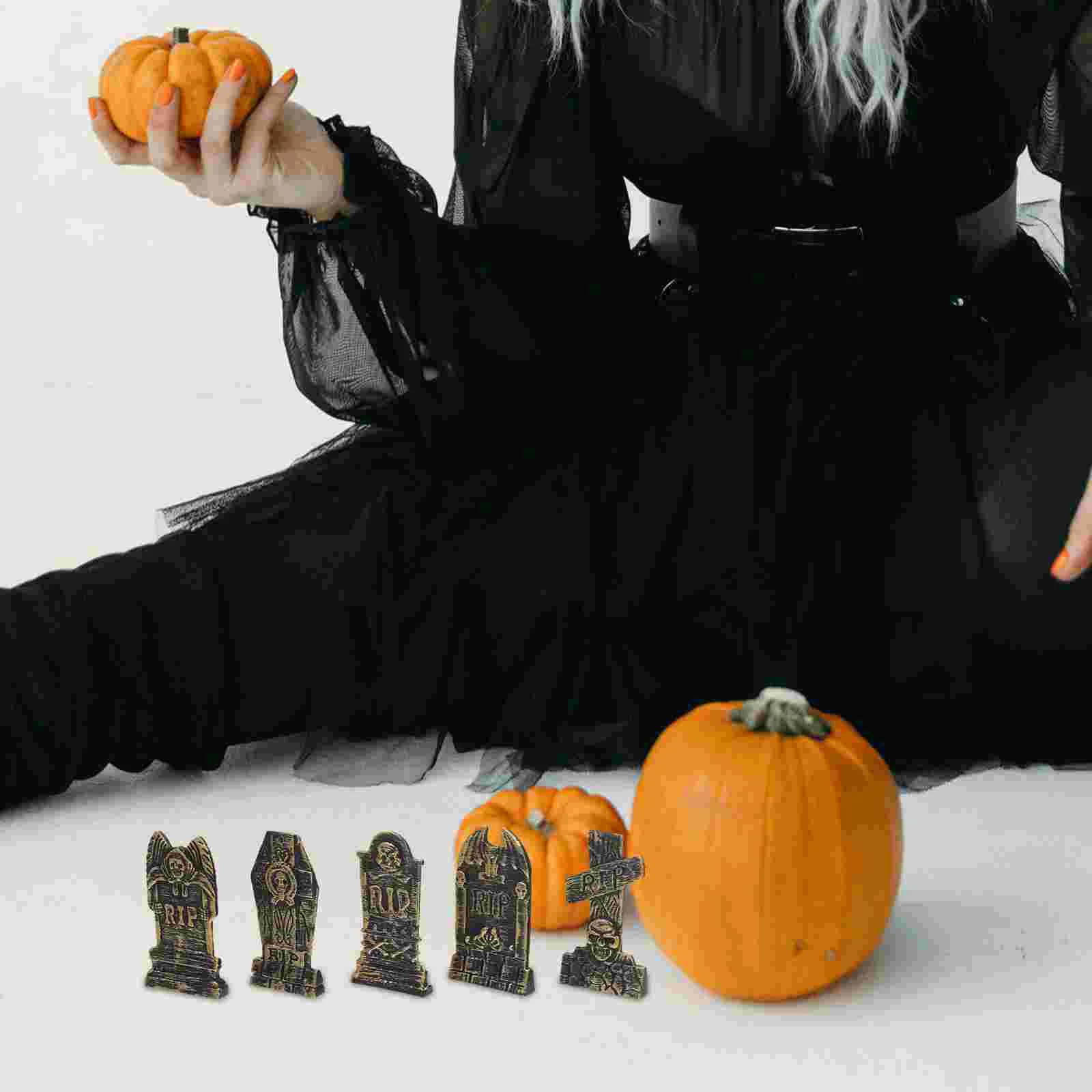 10 шт. украшение для надгробия в виде черепа RIP кладовище надгробие модель