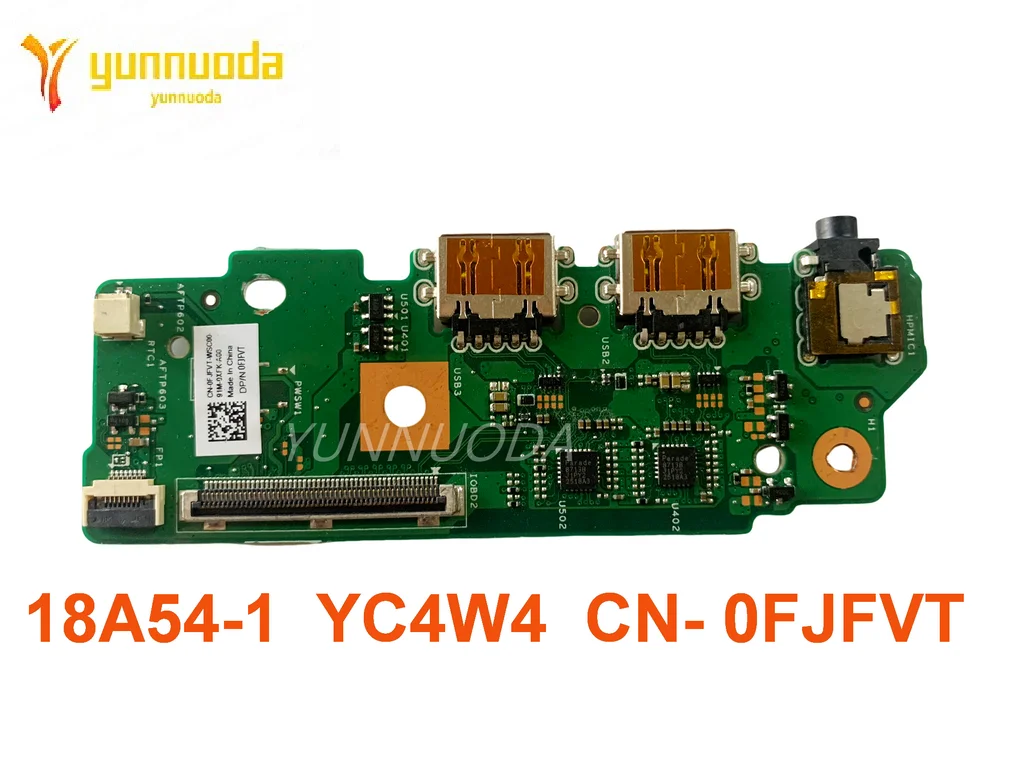 

Original for Dell Inspiron 15 7590 2-in-1 USB Audio Port Circuit Board 18A54-1 YC4W4 CN- 0FJFVT tested good free shipping