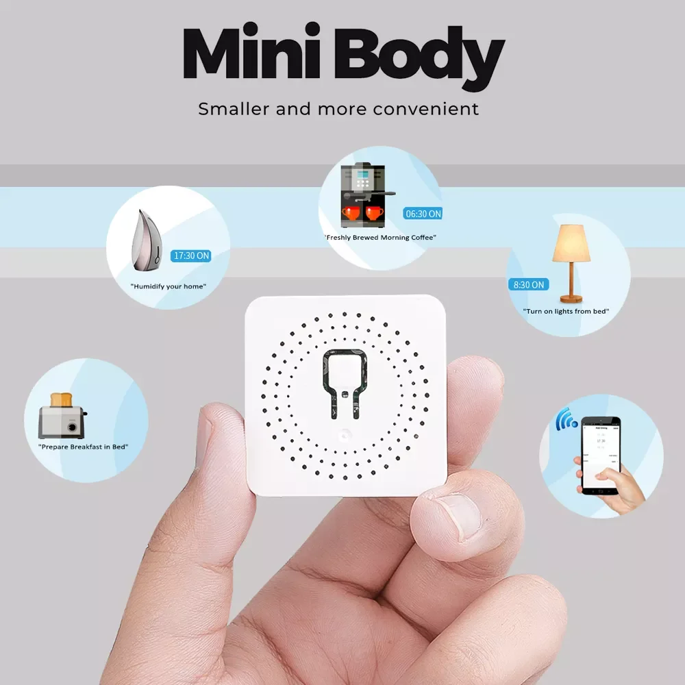 

NEW 2022 New 16A WIFI/Zigbee Smart Home Automation Mini Remotely Controlled for google Home Voice Control APP