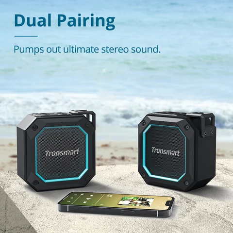 Портативная Bluetooth-колонка Tronsmart Groove 2 с беспроводной стереосистемой, двойным эквалайзером