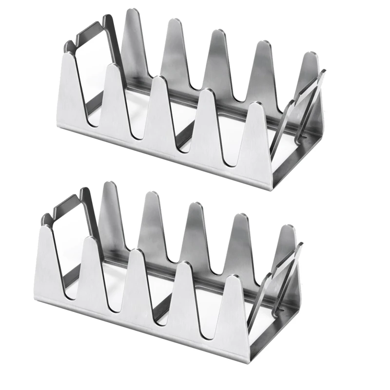 

BBQ Rack, Multi Grill Rack,Robust Stainless Steel,Easy Cleaning, Perfect Angle For Meat, Easy Indirect Grilling, 2Pack