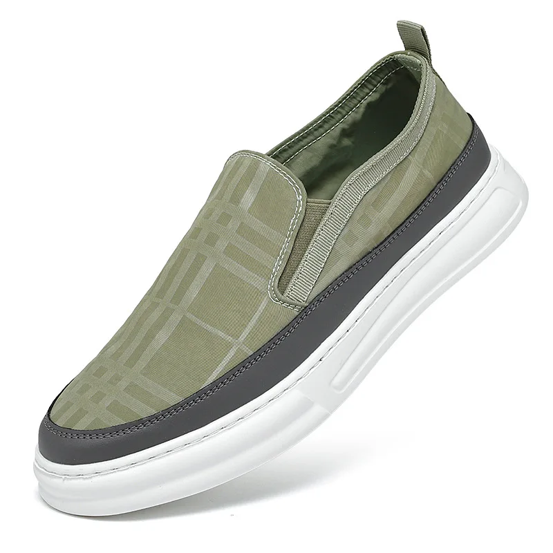 Мужская обувь Новинка Лето 2023 мужские модные туфли для ленивых повседневные