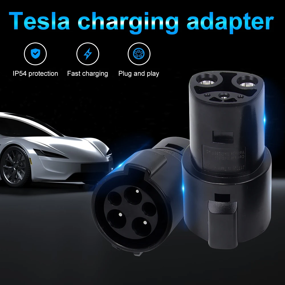 

Car Adapter EV Discharger Electric Vehicle Charging Connector Type 2 to Type 1 J1772 EV Adapter Gun Socket