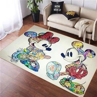 cartoon mickey minnie mouse mat cushion 80x120cm door mat bathroom mat kitchen doorway children room balcony mat bedroom carpet
