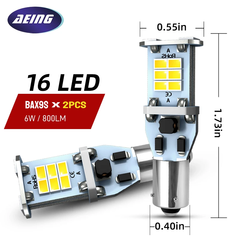

2 шт. H6W BAX9S 64132 светодиодные обратные резервные сигнальные огни Blubs Canbus без ошибок для Volkswagen VW Passat CC B6 357 2008-2012