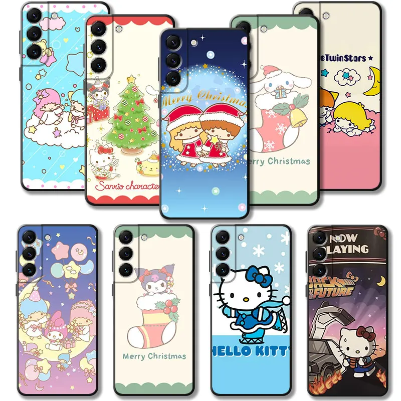 

Sanrio Little Twin Star Cases Phone Case For Samsung Galaxy S22 S21 S20 Plus S10 S8 S7 S9 S10e Ultra FE Edge Protective Shell
