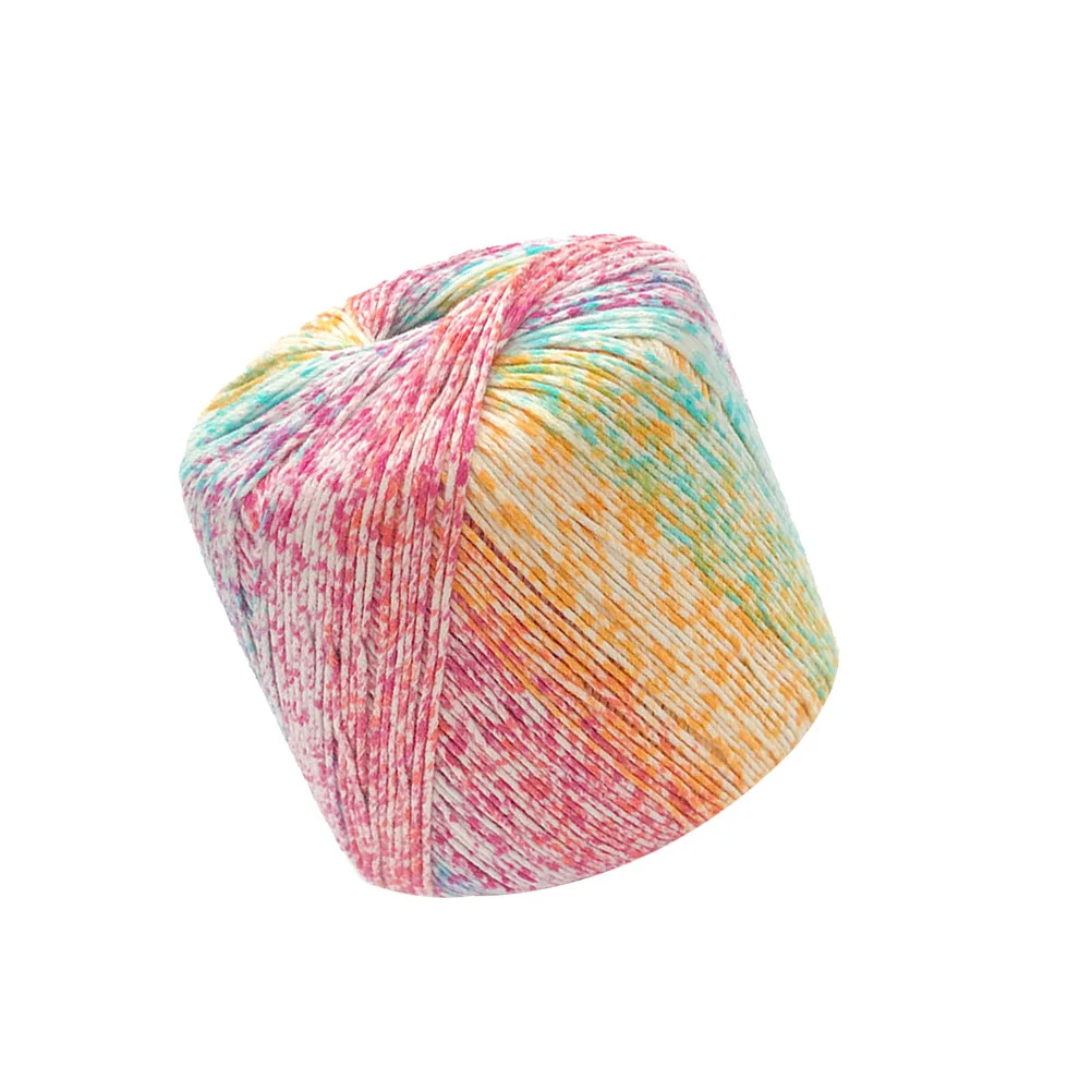 

Yarn Cotton Crochet Knitting Thread Hand Gradient Line Soft Material Skeins Rope Weaving Acrylic String Wool Cross Craft Diy