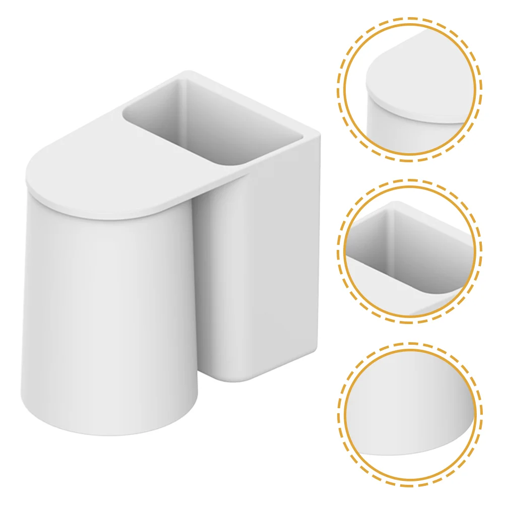 

Holder Wall Organizer Cup Toothpaste Rack Shower Bathroom Mounted Storage Holders Dispenser Hanging Mount Stand Makeup Comb