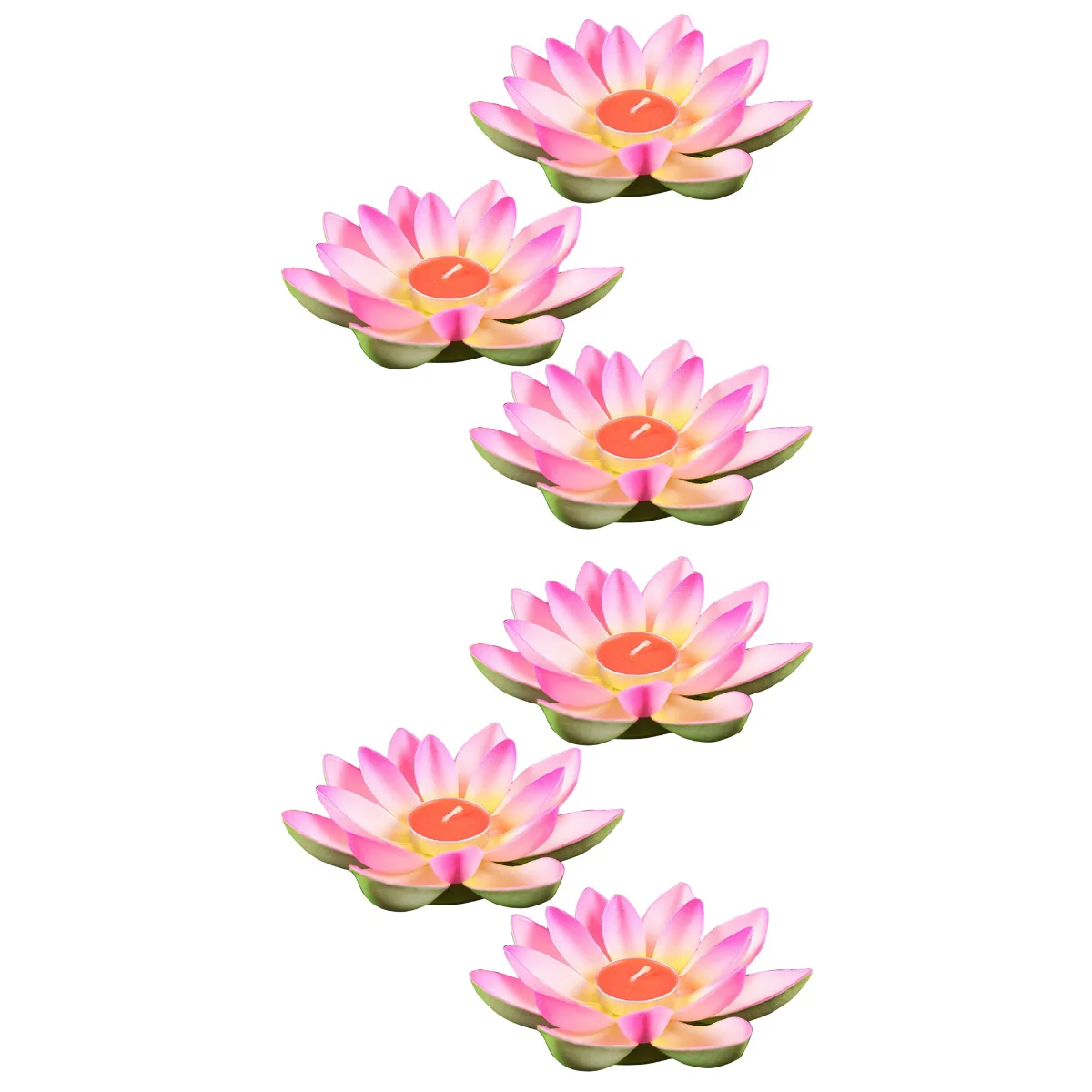 

Lotus Floating Pool Light Lightsflower Pond Tea Holder Flowerslamp Night White Inground Festival Praying Float That Lanterns