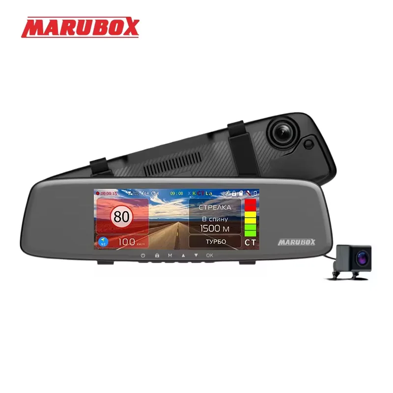 Комбо-устройство 3 в 1 Marubox M680R Видеорегистратор с радар-детектором Уникальное