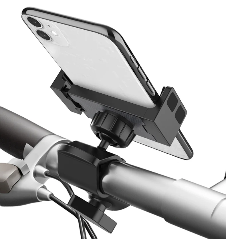 

Universal Motocycle Bicycle Mobile Phone Holder 360° Rotation Bike Handlebar Clip Bracket Mount Holder For IPhone Samsung Xiaomi