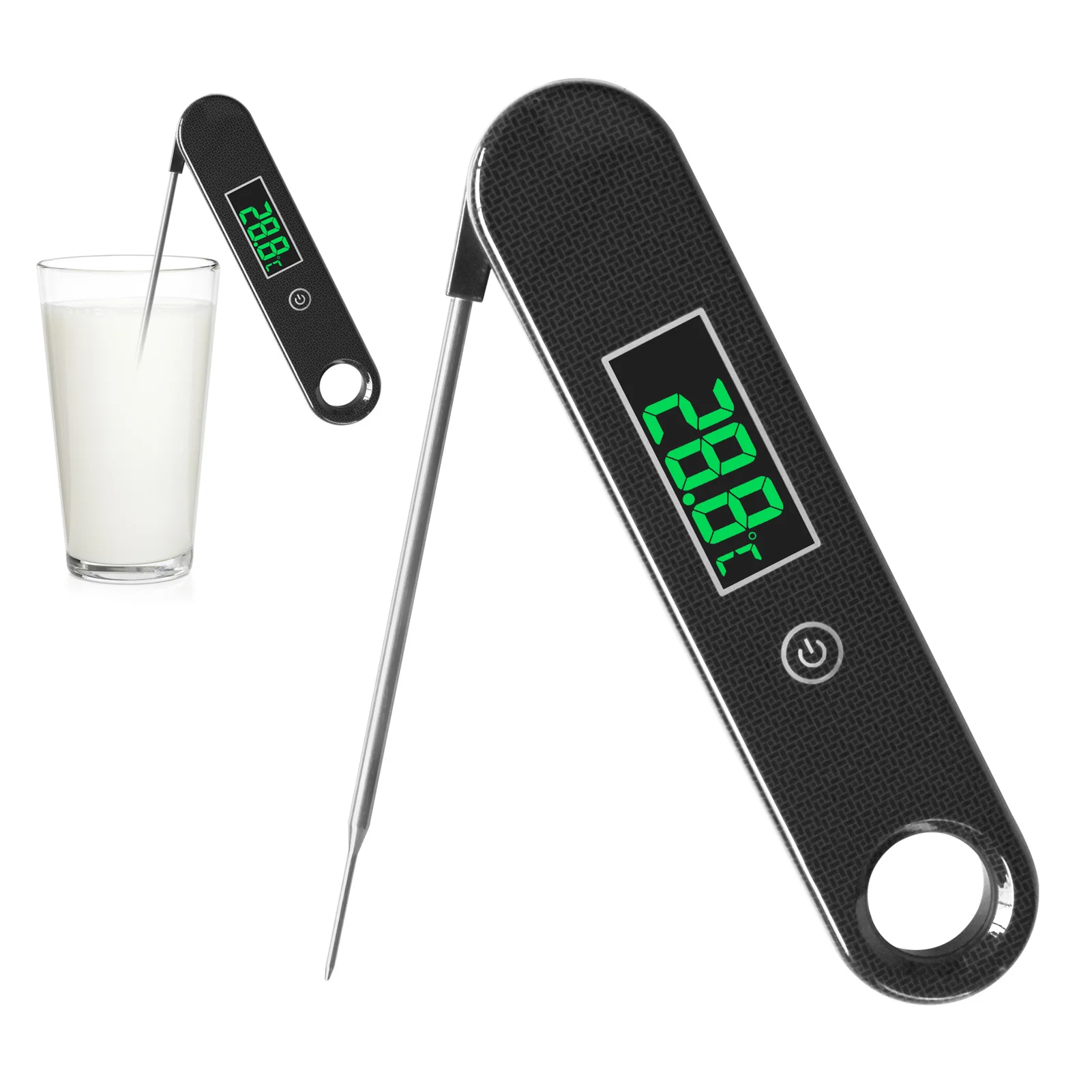 

Food Thermometer Digital Fast Precise Meat Thermometer Backlight Auto-Off Waterproof Thermometer For Cooking Grilling BBQ