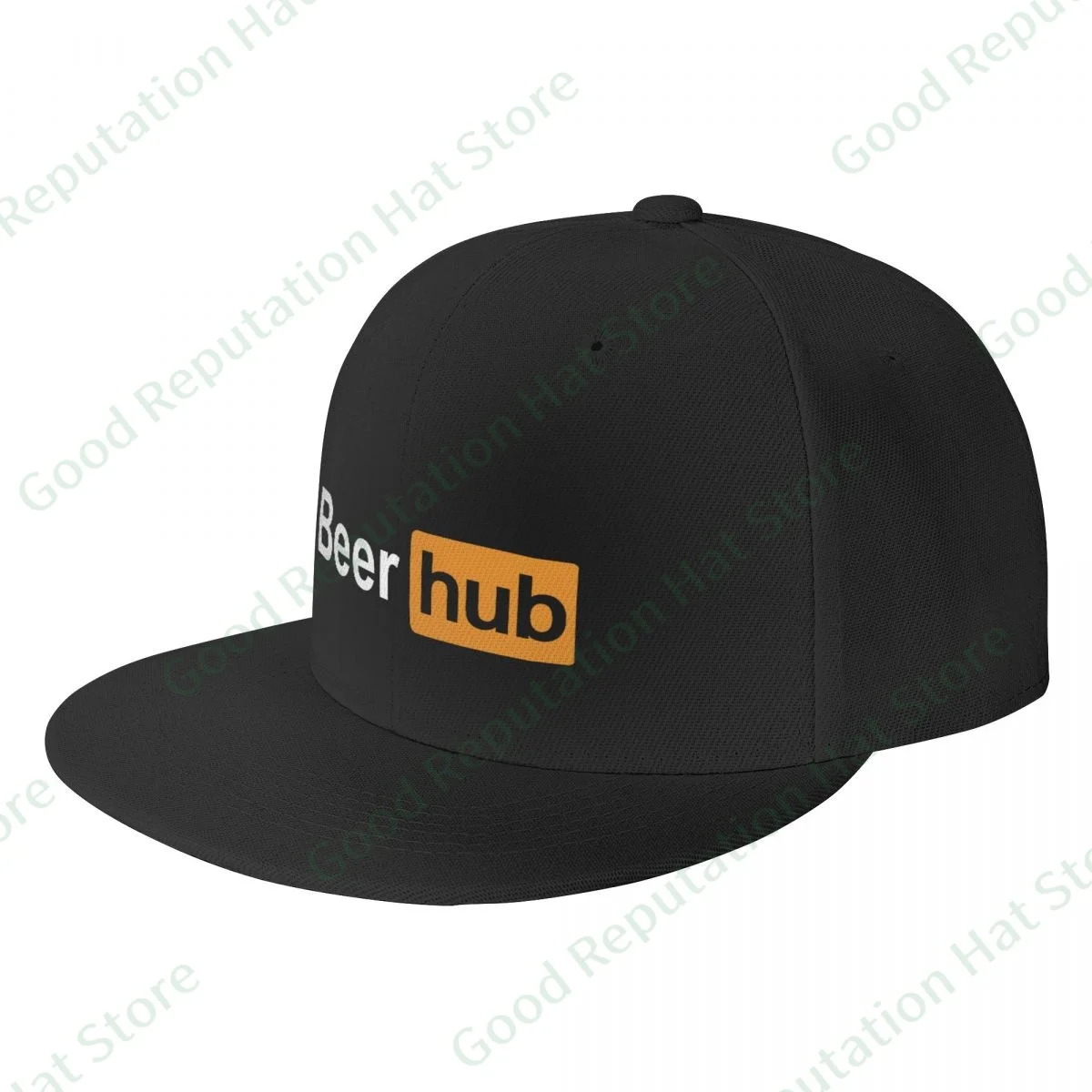 

Popular Pron Beer Hub Baseball Cap Flat Peak Hip Hop Sun Flat hat Hats Men Women Caps Male Casual Travel Outdoor Sun Hats