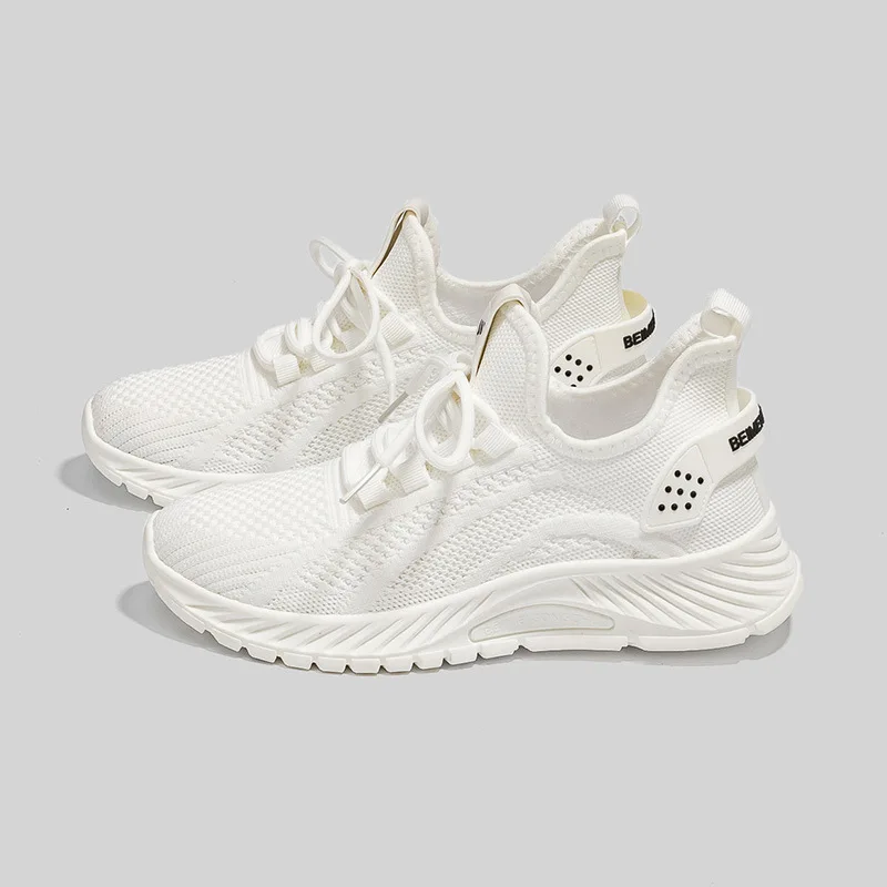 

2022 Summer Women Sneakers Lace Up Sock Shoes Casual Sneakers Females Running Ladies Vulcanized Cozy Shoes Plus Size 35-43