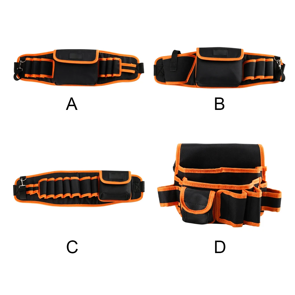 

Professional Electrician Tool Bag Waist Pouch Belt Organizer Toolbag