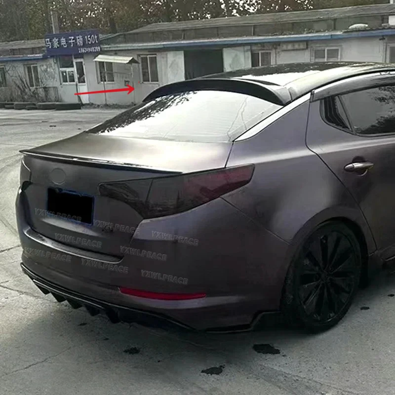Спойлер для KIA K5 Optima 2011 2012 2013 2014 2015 АБС-пластик неокрашенный цвет спойлер на крышу