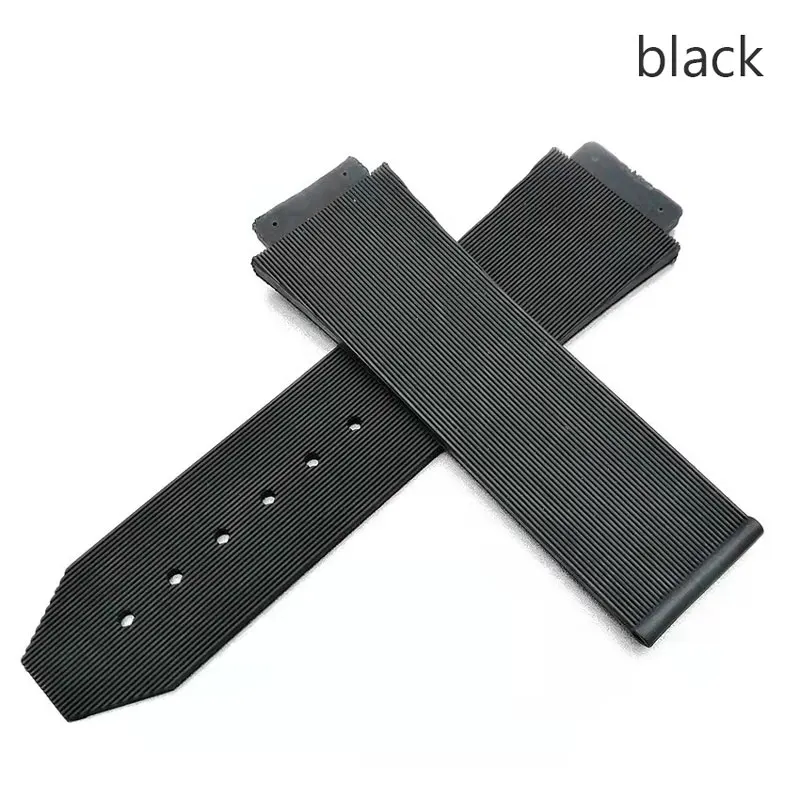 Suitable for Hublot watch silicone strap vertical stripe multi-color men's and women's watch accessories