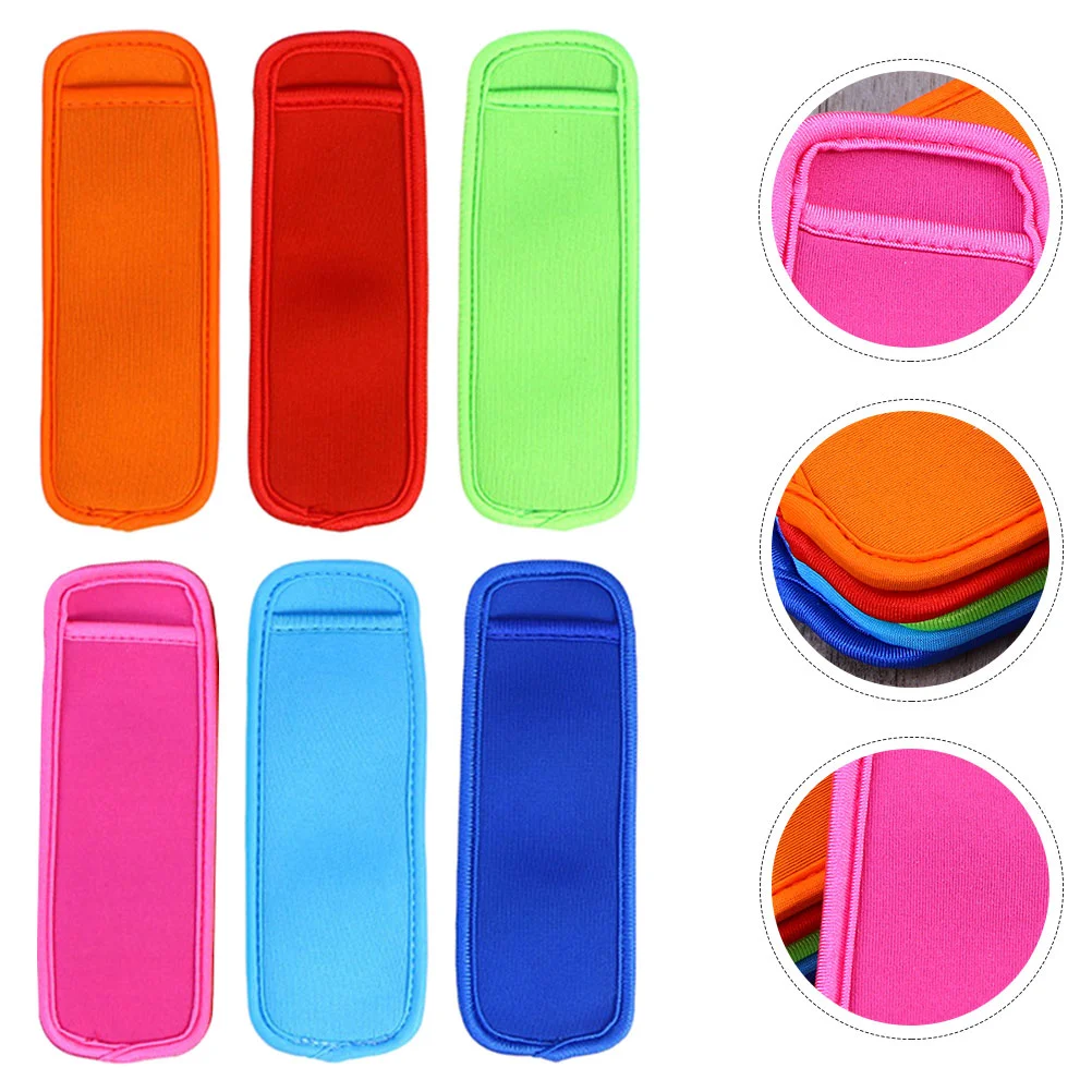 

6 Pcs Refrigerator Stand Ice Pack Kids Cakesicle Yogurt Tubes Freezer Toddlers Homemade Popularity Colorful Popsicles Sets