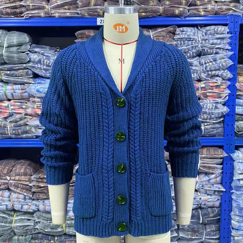 

New Fashion Men's Cardigan Sweater Breathable winter Warm Youth Sweater Coats Men Clothing Knit Sweater