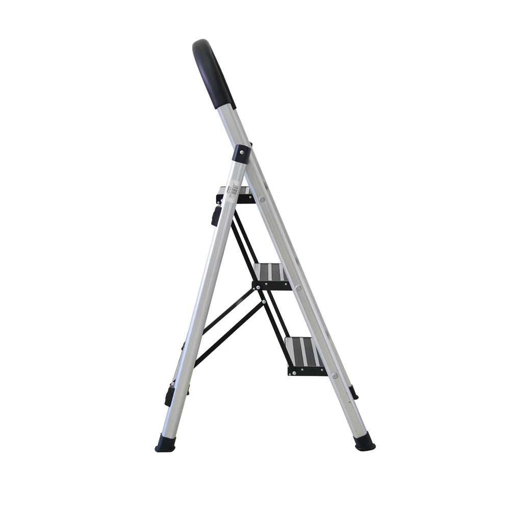 ДЛЯ BOWEITI Портативная тонкая 3-ступенчатая бытовая складная стремянка из