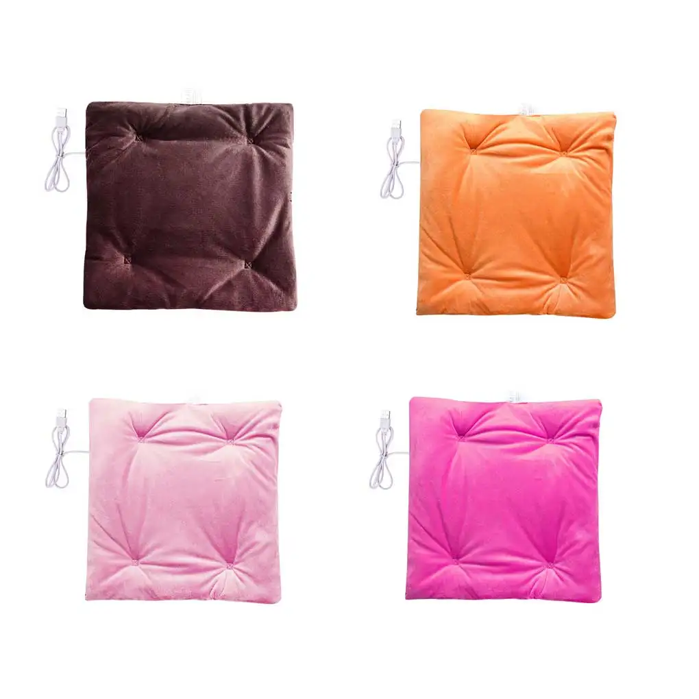 

Электрическая грелка, однотонное сиденье, стул, диван, подогреватель, теплая и холодная погода, портативное кресло для дома