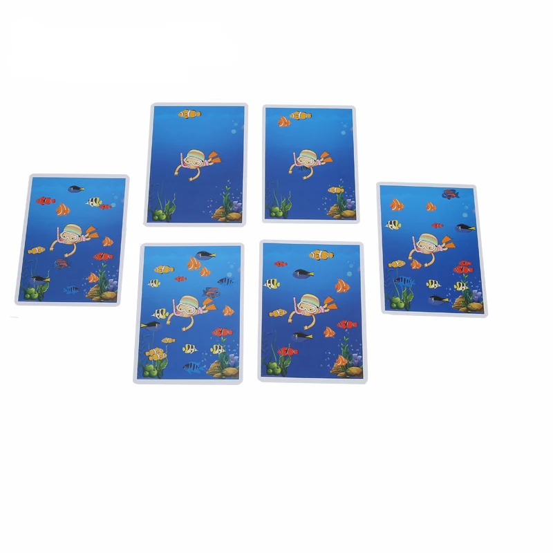

Funny Count Fish Cards Magic Tricks Playing Card Poker Close Up Street Stage Props Illusion Accessary Mentalism Kids Magician