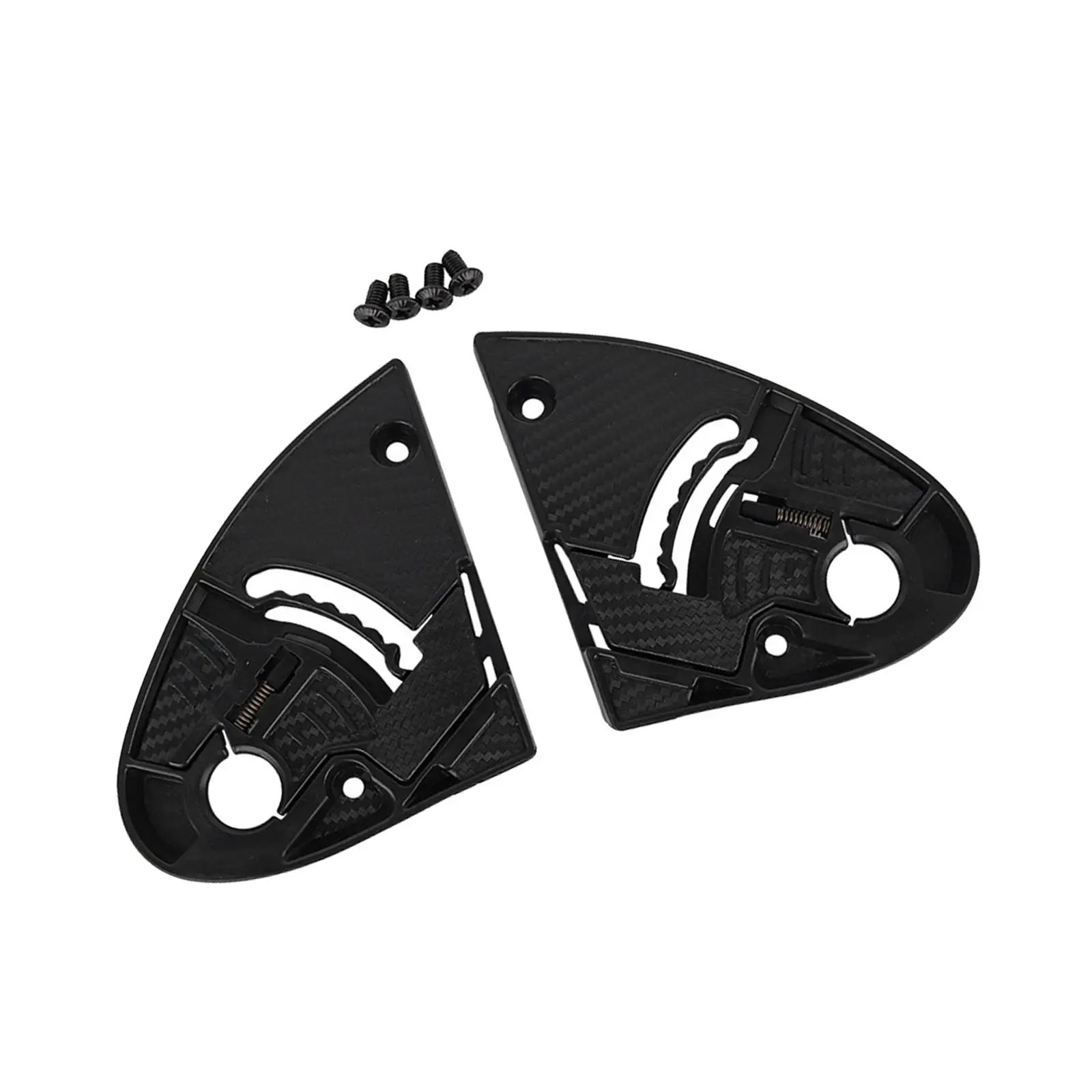 2x Durable Motorcycle Helmet Lens Base with Screws for Soman 961 x7 x8