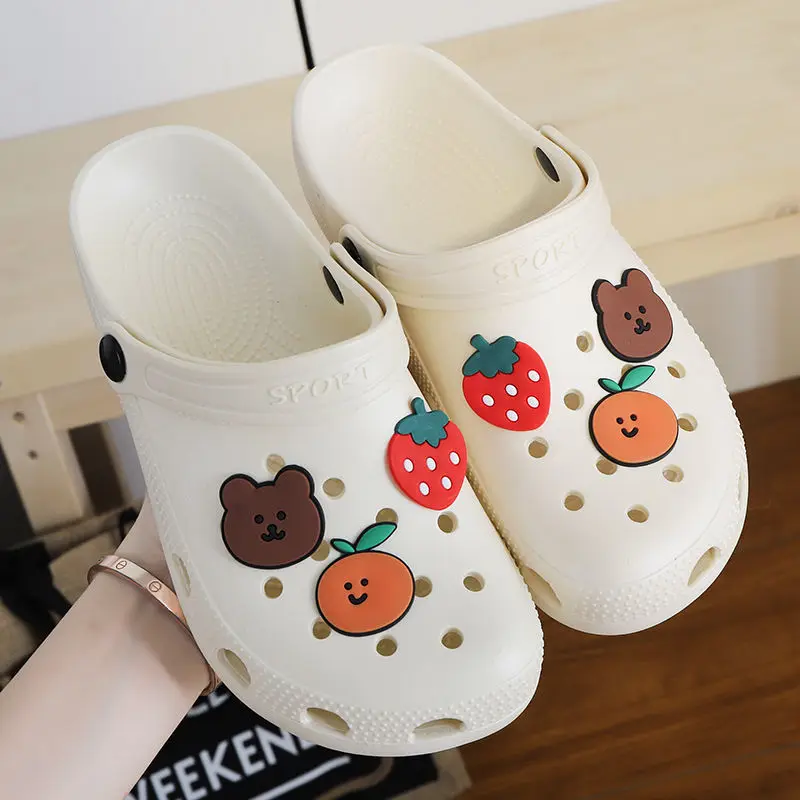 

Fashion White Lightweight Women Slippers Beautiful Shallow Women Outdoors Beach Slippers Mixed Colors Female Flat Slippers