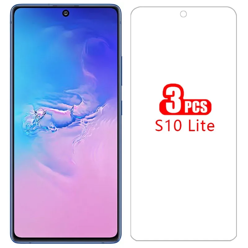 Чехол для samsung s10 lite защитная пленка экрана закаленное стекло galaxy s10lite s 10 10s легкий