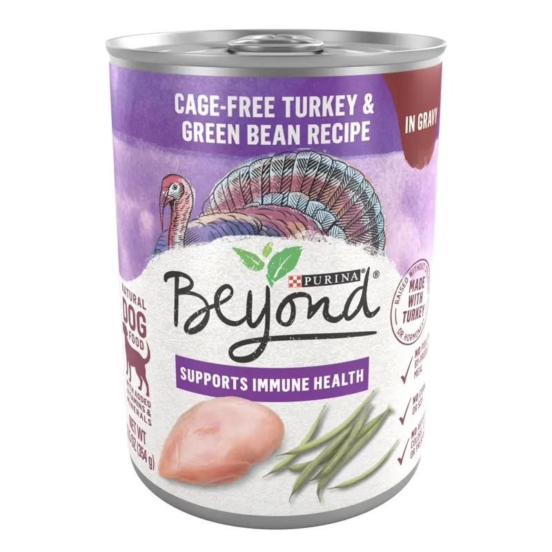 

Support Immune Health Wet Dog Food Turkey Green Bean, 12.5 oz Cans (12 Pack)