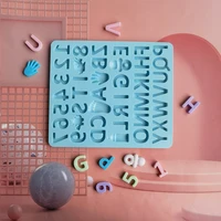 silicone chocolate cake mould alphabet silicone digital baking mold home diy number letter fondant molds decoration accessories