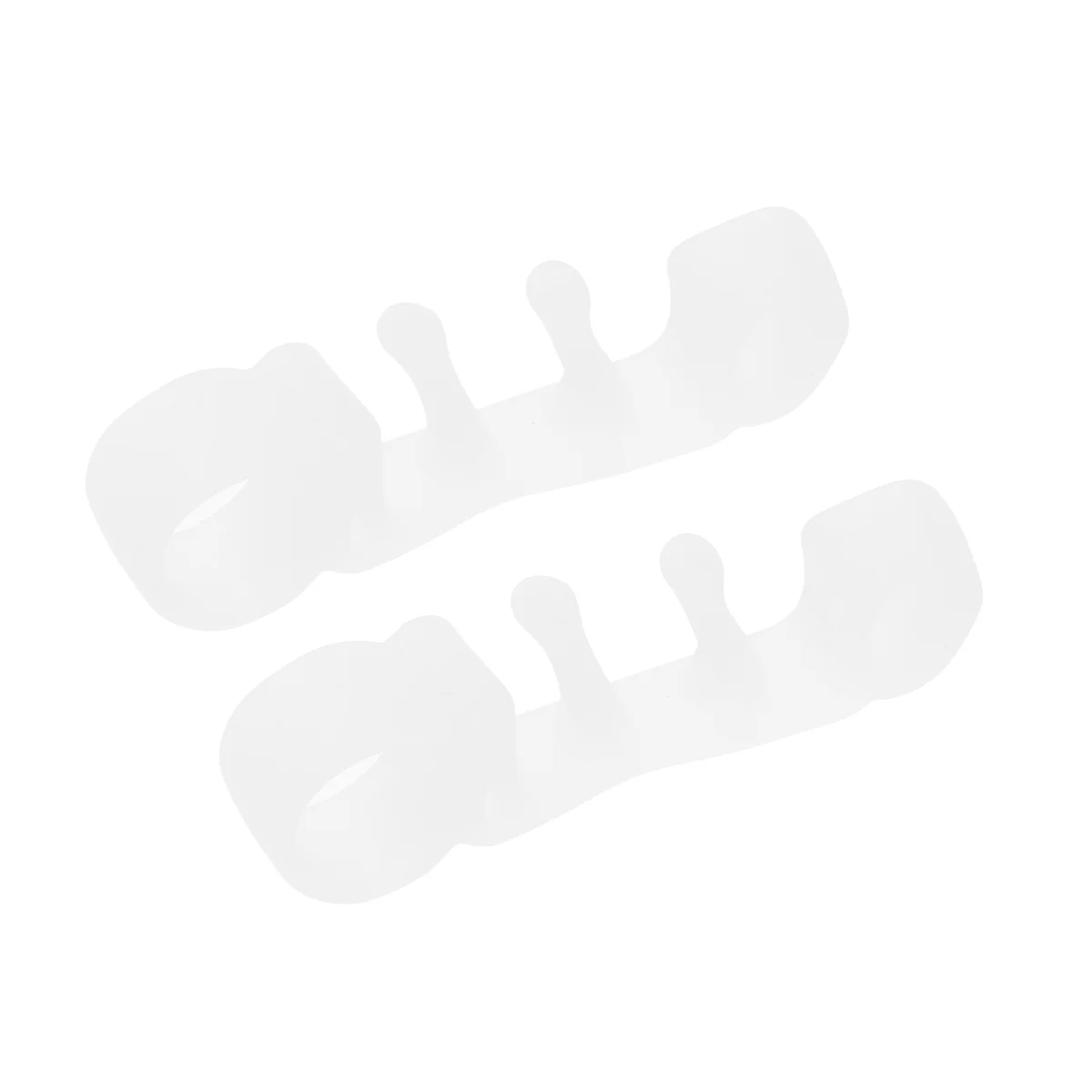 

1 Pair of Toe Separators Comfortable Five-hole Bunion Corrector Toe Toe Spacers