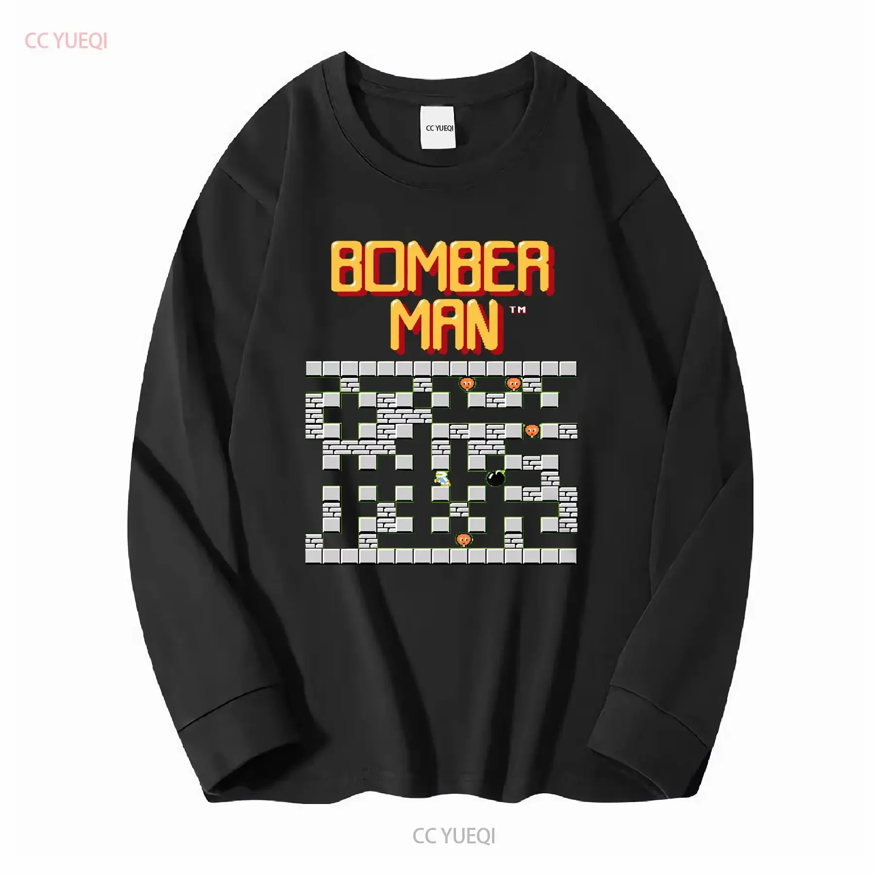Фото Bomberman stage 1 Logo NES Famicom Game 8-битная футболка с экраном Arcade классический винтажный ретро-дизайн всех размеров винтажная стираная футболка №3