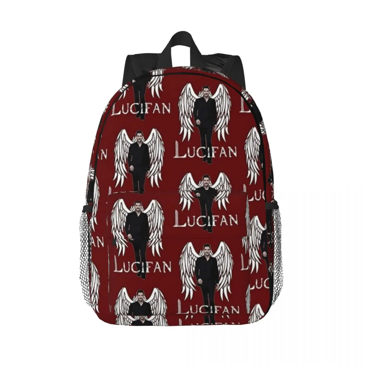 

Lucifan Lucifer Backpacks Boys Girls Bookbag Cartoon Children School Bags Travel Rucksack Shoulder Bag Large Capacity