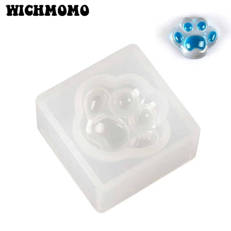 

New 1PCS Cats Claws Charms Craft DIY Transparent UV Resin Liquid Silicone Combination Molds for Earring Necklace Making Jewelry