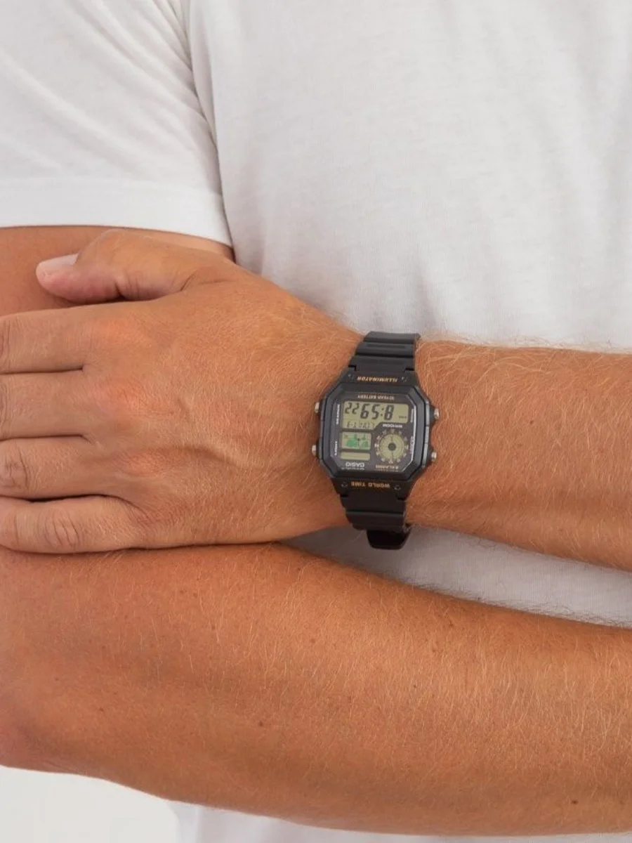Casio world time negro hotsell