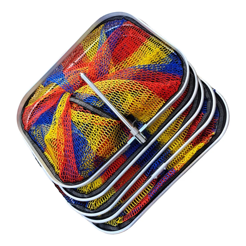 

Fishing Net Fish Guard Netting Mesh Landing Basket Locating Bait Catch Bag Collapsible Catching Folding Sinker Casting