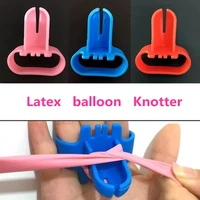 new 3pc high quality air ballon knotter latex balloon fastener easily knot wedding decoration birthday party balloon accessories