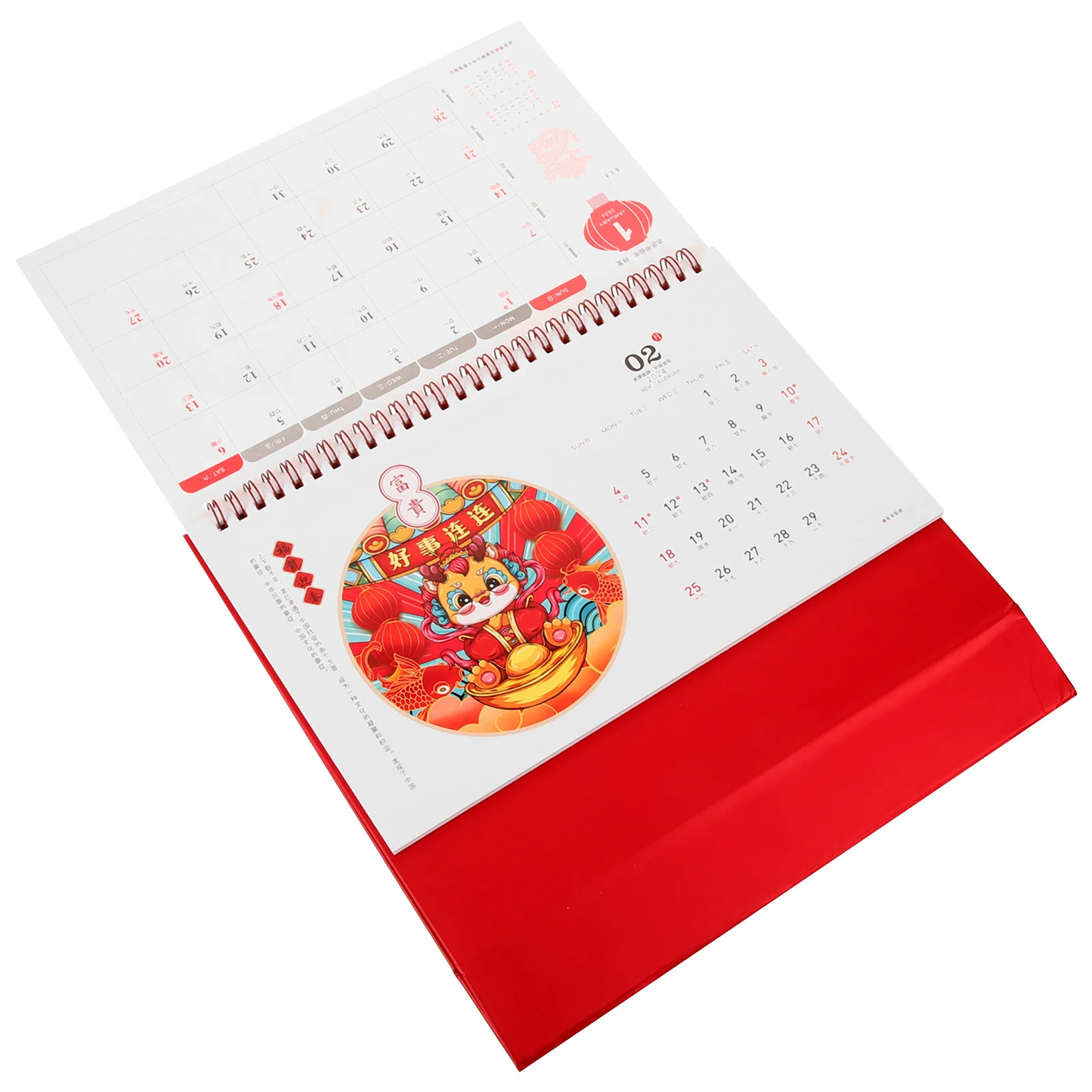 

2024 Desk Calendar Home Table Decor Calender Simple Flipped Paper Planner New Year Gift Work