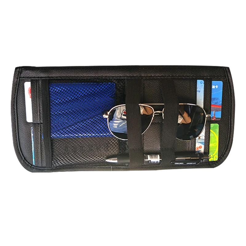 

Car Sun Visor Multi-Function Bag Car Glasses Clip Card Receipt Storage Bag Car Universal Storage and Finishing Supplies