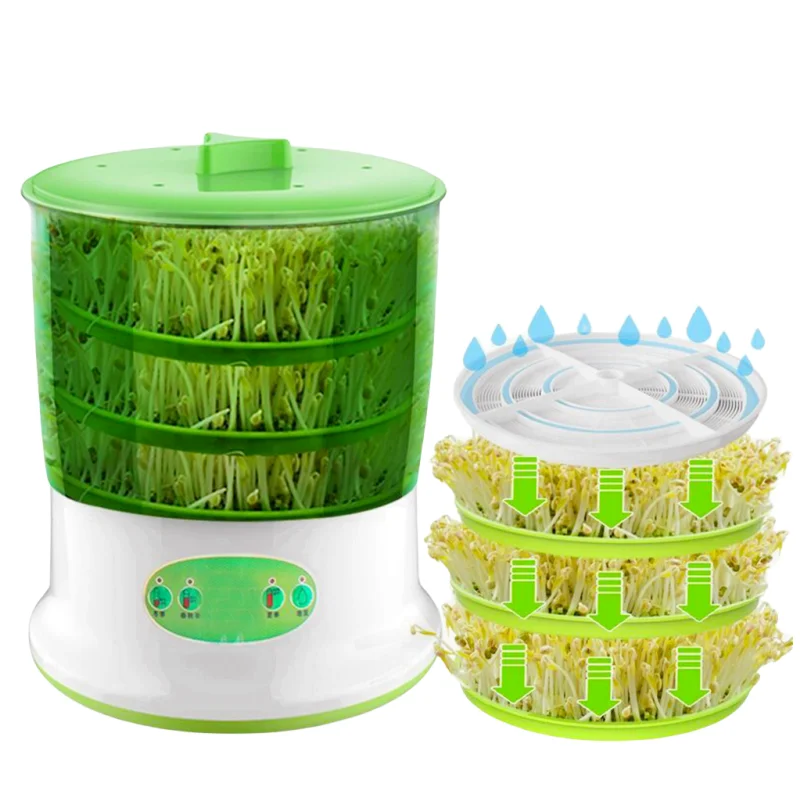 

Intelligent Bean Sprout Machine Fully Automatic Large Capacity Constant Temperature Green Seed Automatic Bean Sprout Machine