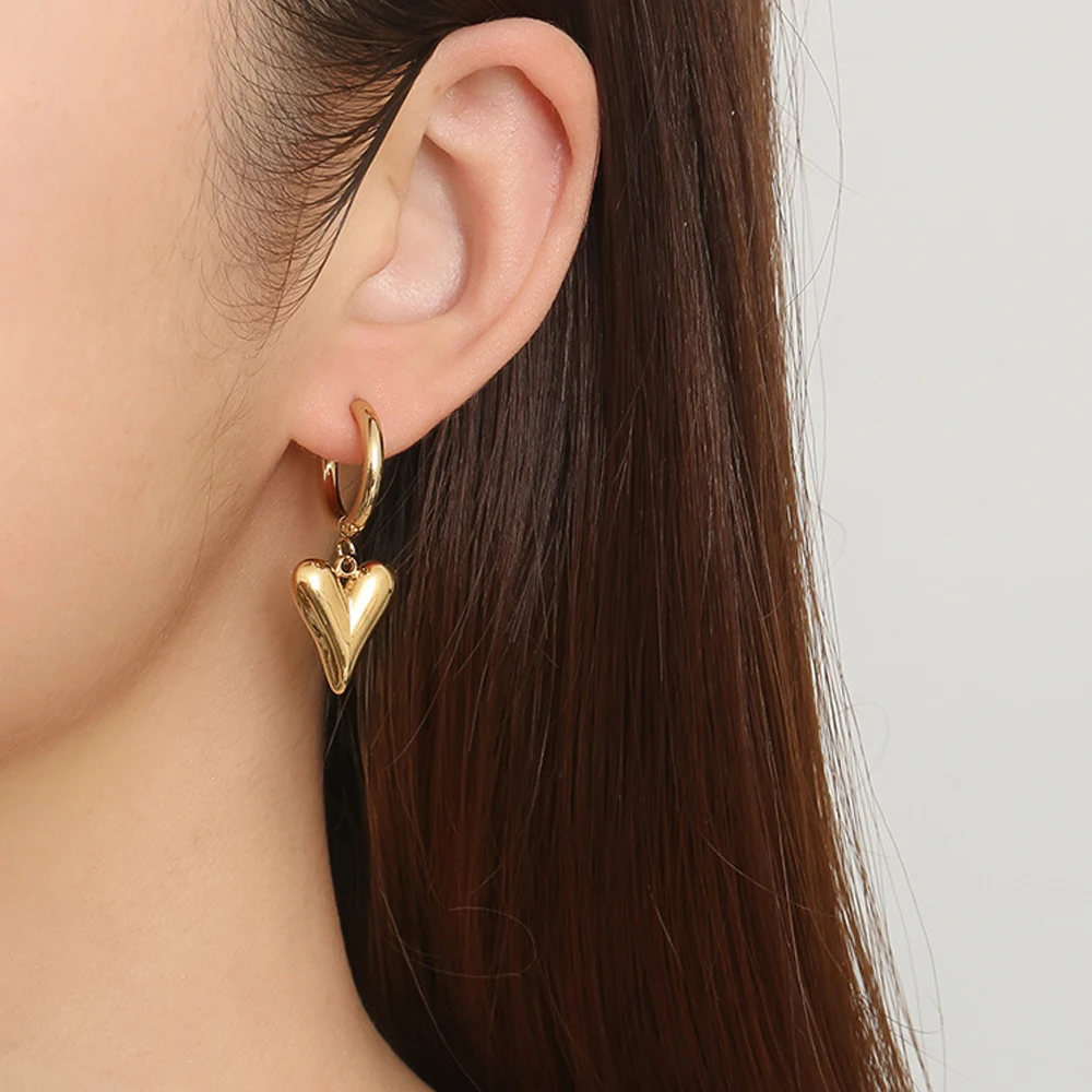 BenS 3 стиля маленькие серьги-кольца из нержавеющей стали золотого цвета